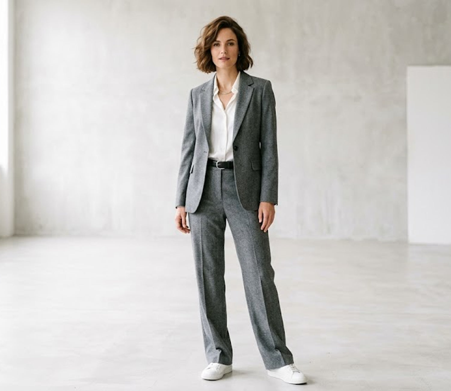 Oliver Grant au Féminin : Le Pouvoir du Tailleur Pantalon