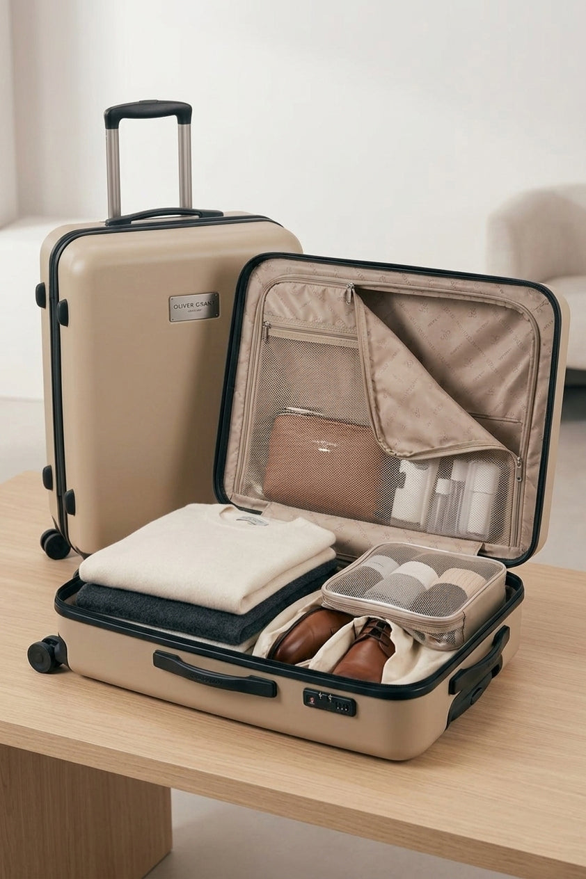 Hard-shell suitcase