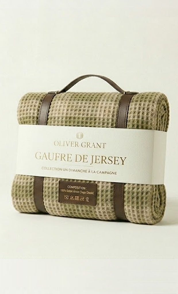 Plaid gaufre de jersey