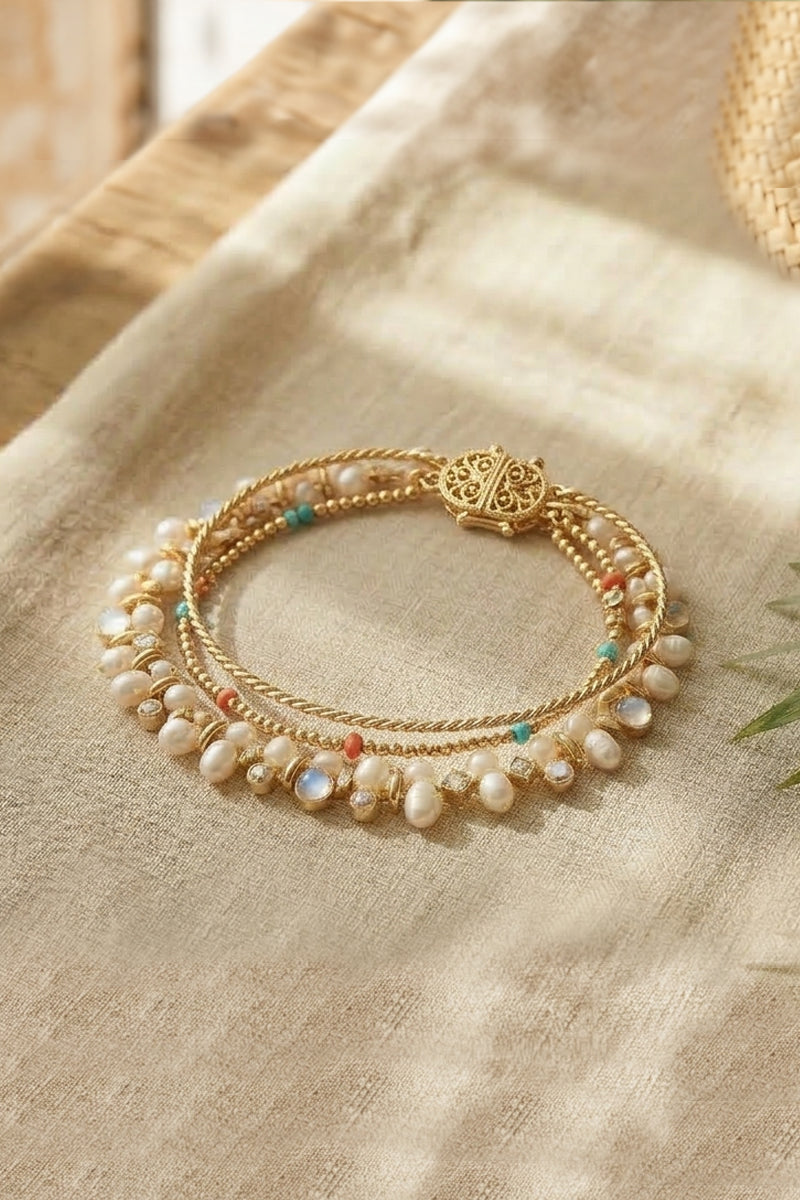 bracelet multi-rangs BORA